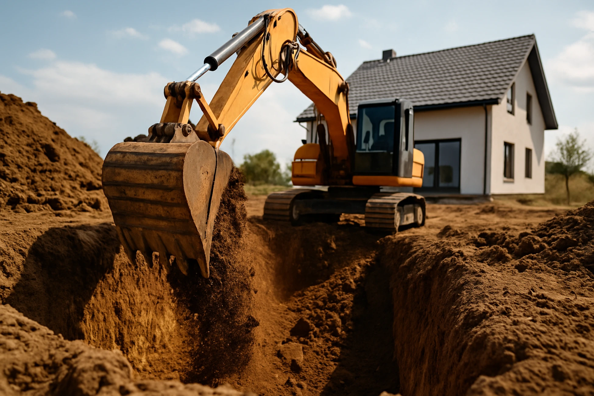 zdjęcie - usługi koparką