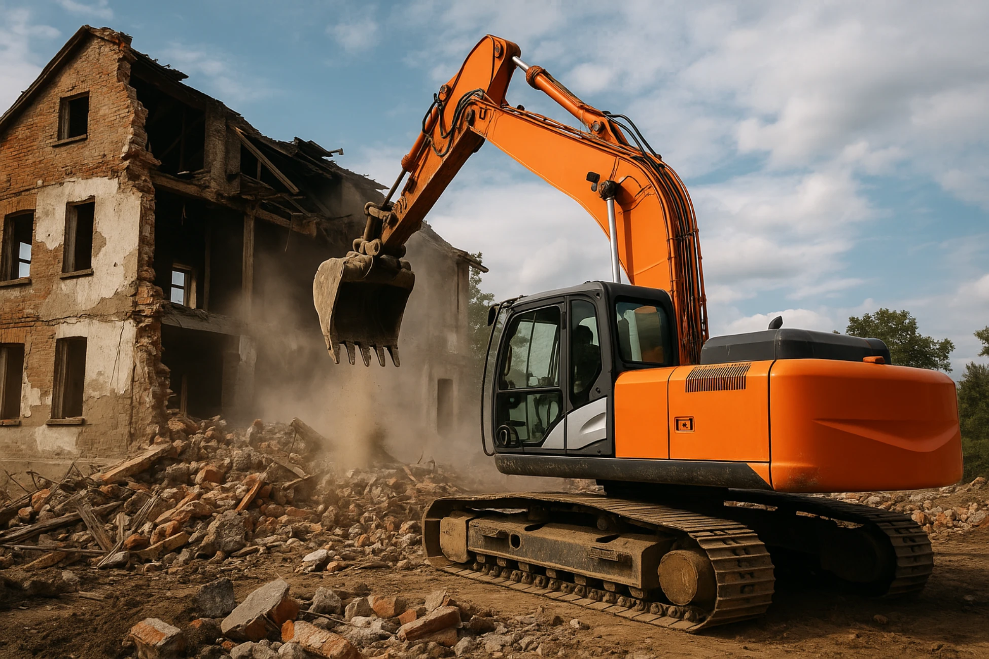 zdjęcie - rozbiorki budynków