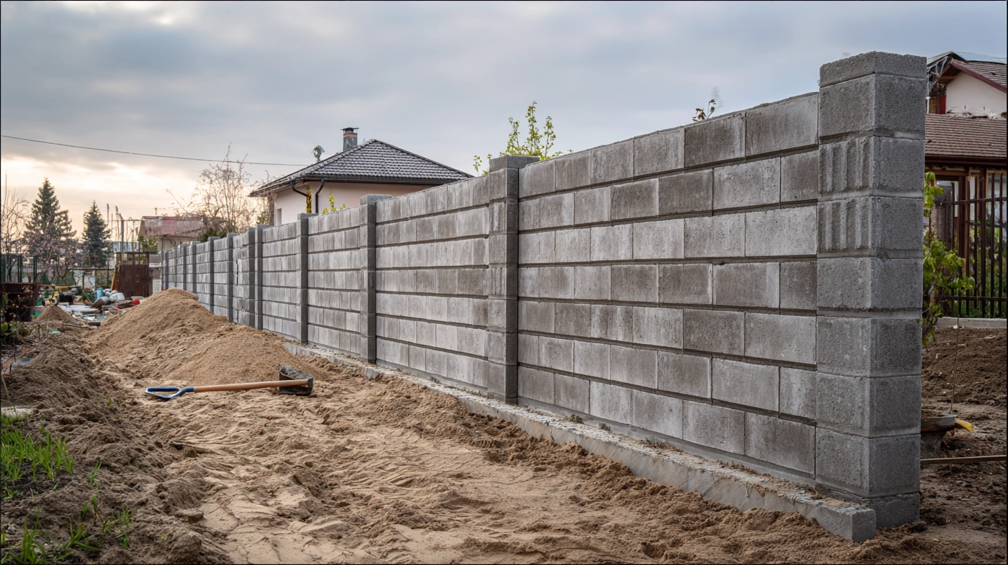 ogrodzenia z bloczków betonowych