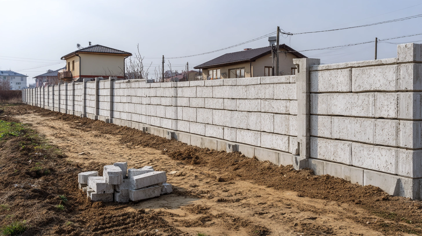 ogrodzenia z bloczków betonowych