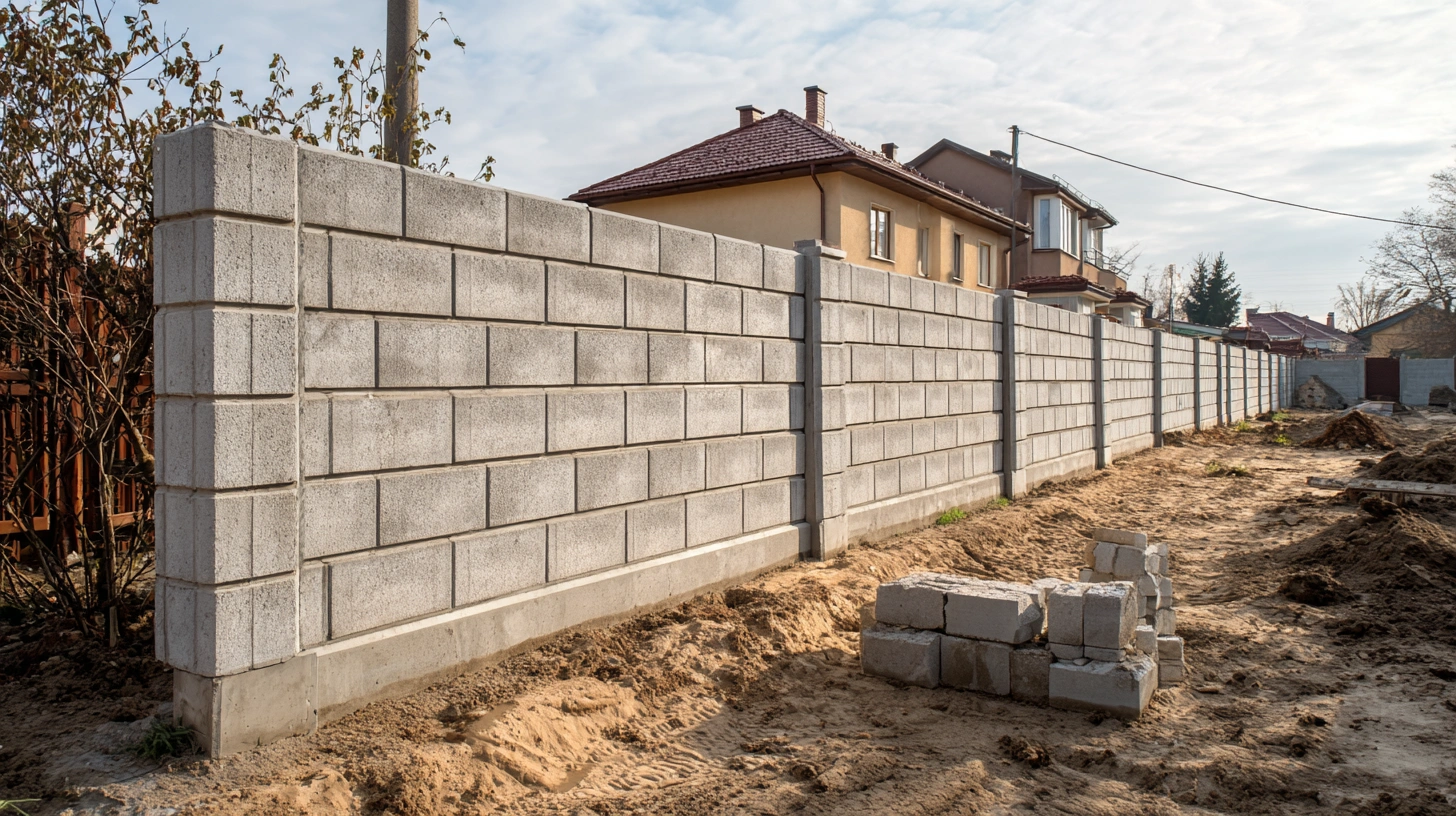zdjęcie - ogrodzenia z bloczków